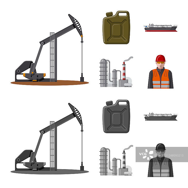 石油和天然气标志合集图片素材