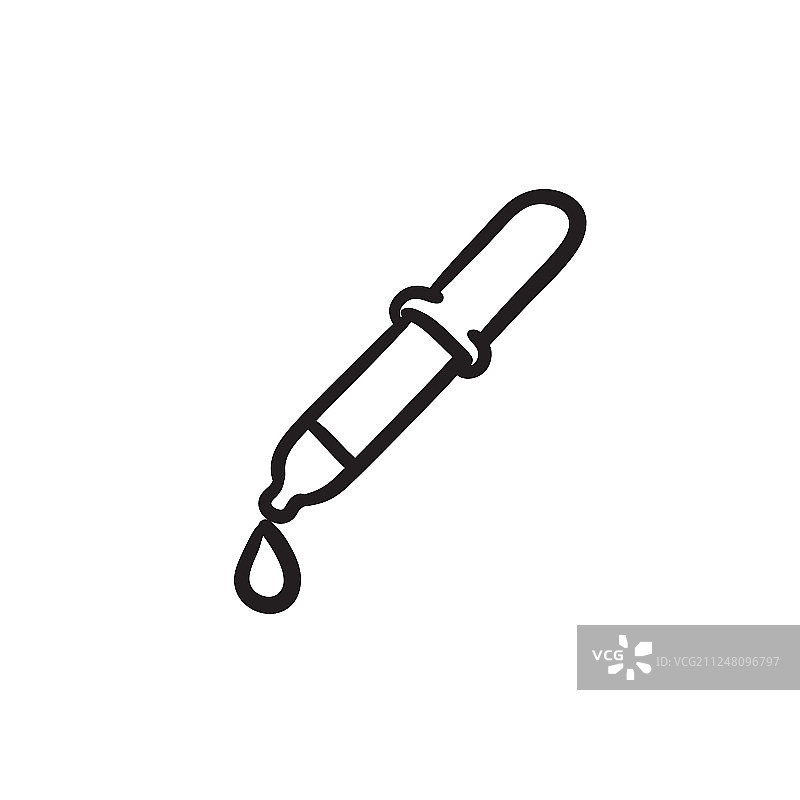 吸管草图图标图片素材