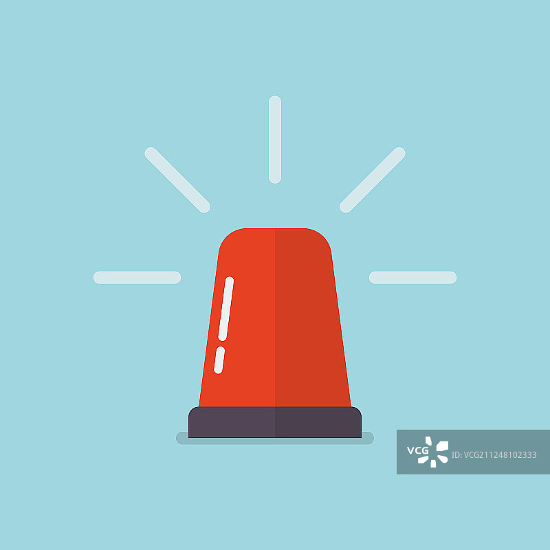 警车闪光警笛图片素材