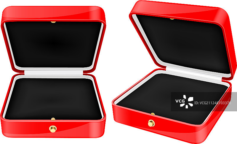 红色珠宝盒图片素材