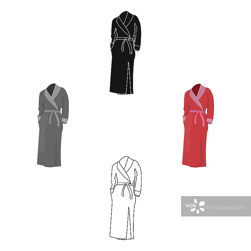 粉色女士浴后家居服图片素材