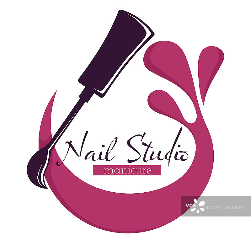 美甲工作室手部护理独立图标图片素材