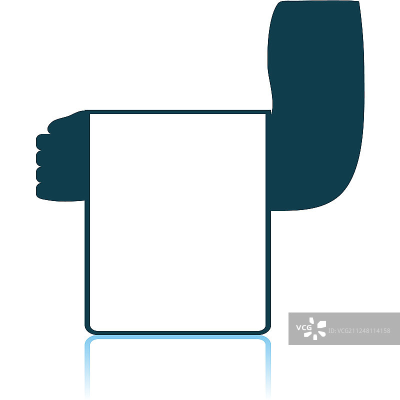 服务员手持毛巾图标图片素材