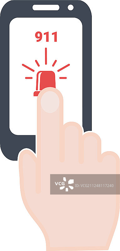 救护车警车警报紧急呼叫911图片素材