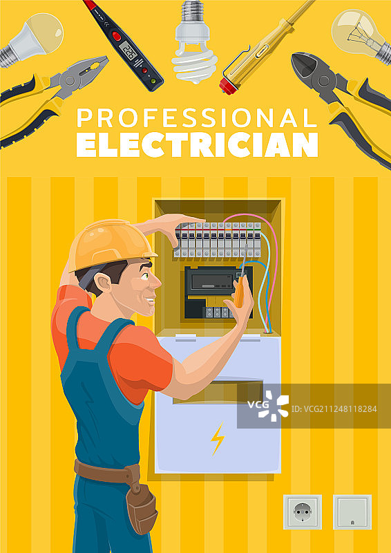 工业工具与电工职业图片素材