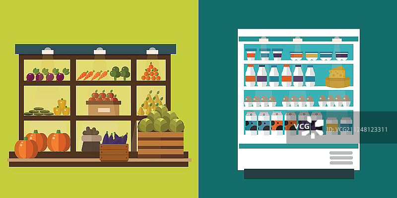 水果蔬菜奶制品肉类烘焙食品图片素材