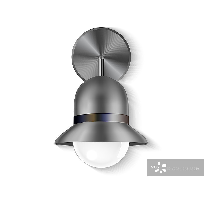 现代优雅壁灯照明设计图片素材