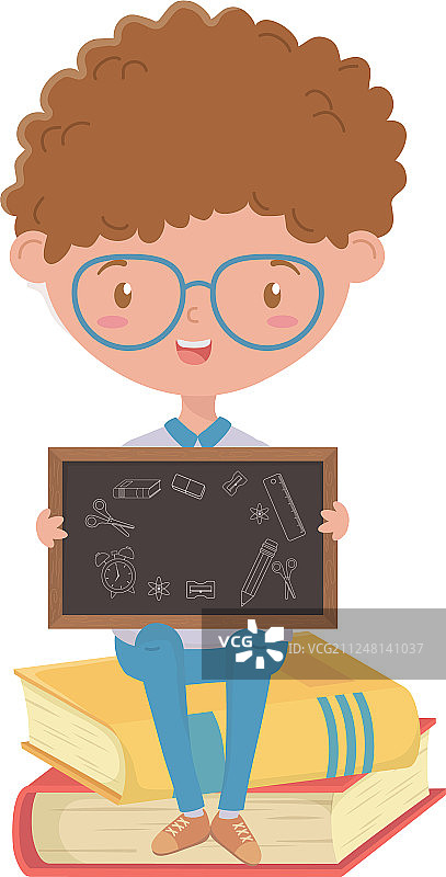 男孩儿童学校设计图片素材