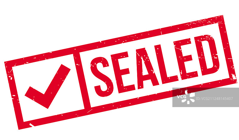 已密封的橡皮图章图片素材