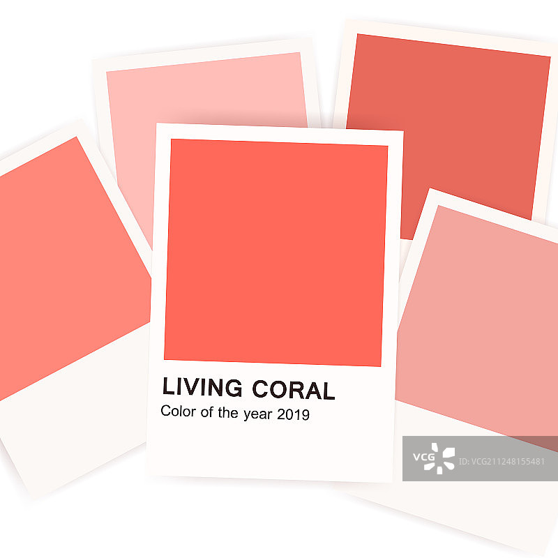 珊瑚色主题banner图片素材