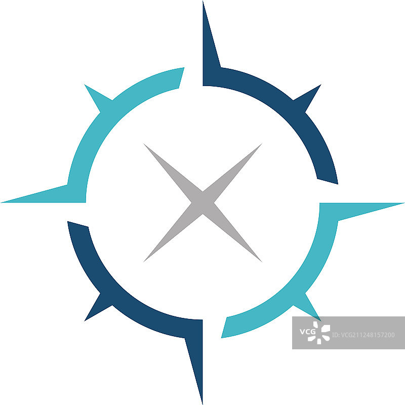 罗盘玫瑰标志模板图片素材