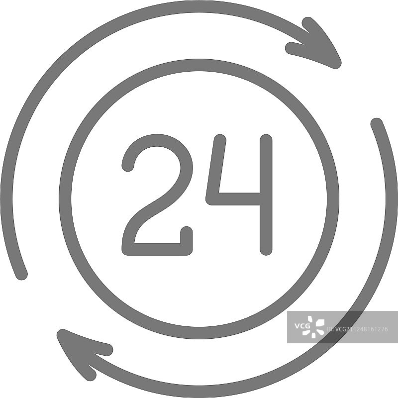 24小时服务热线图标图片素材