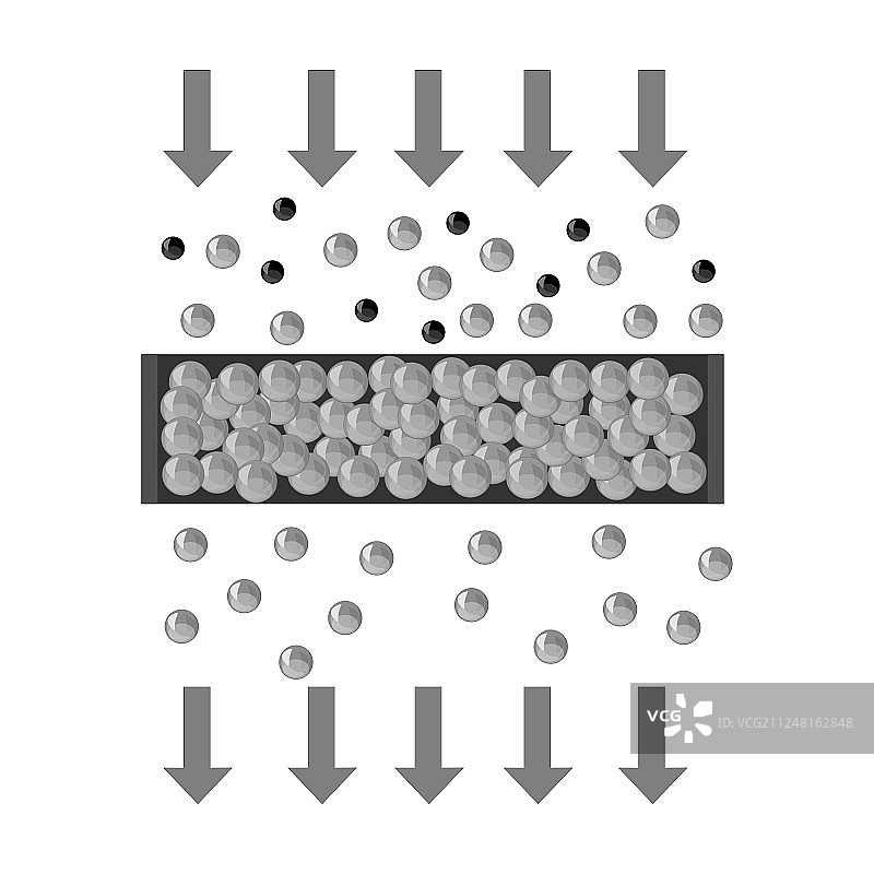单色风格的滤水图标图片素材