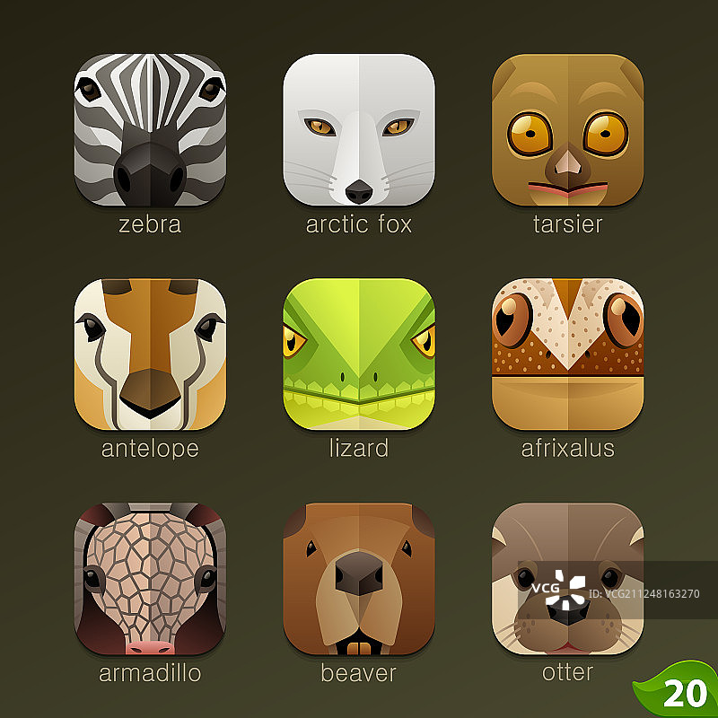应用程序图标动物头像-第20组图片素材