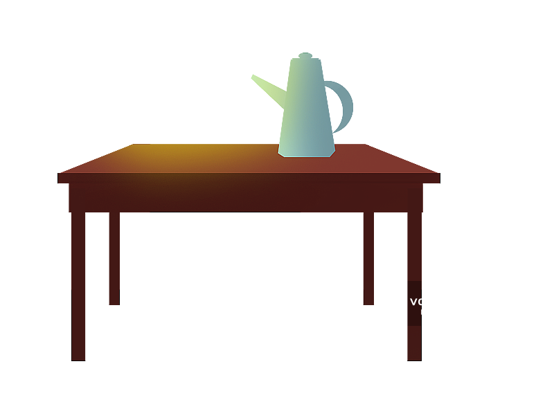 茶桌矮桌子日式桌子酒壶茶杯免扣插画元素图片素材