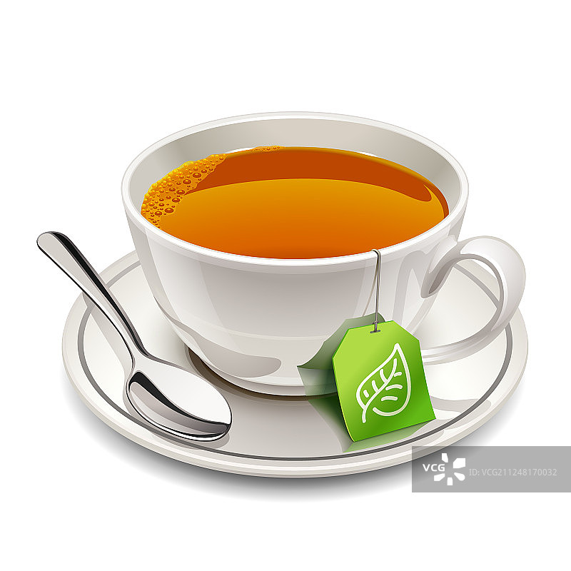 茶包茶杯图片素材