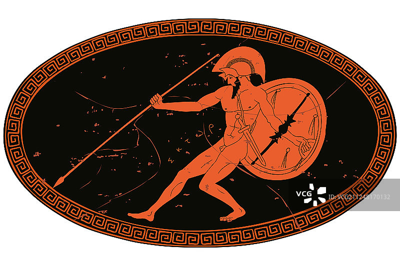 古希腊战士图片素材