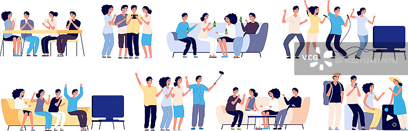 朋友间的友谊图片素材