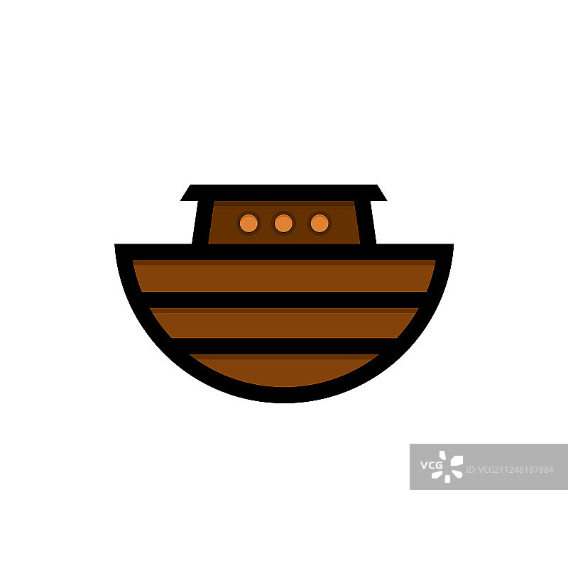 诺亚方舟故事标志图片素材