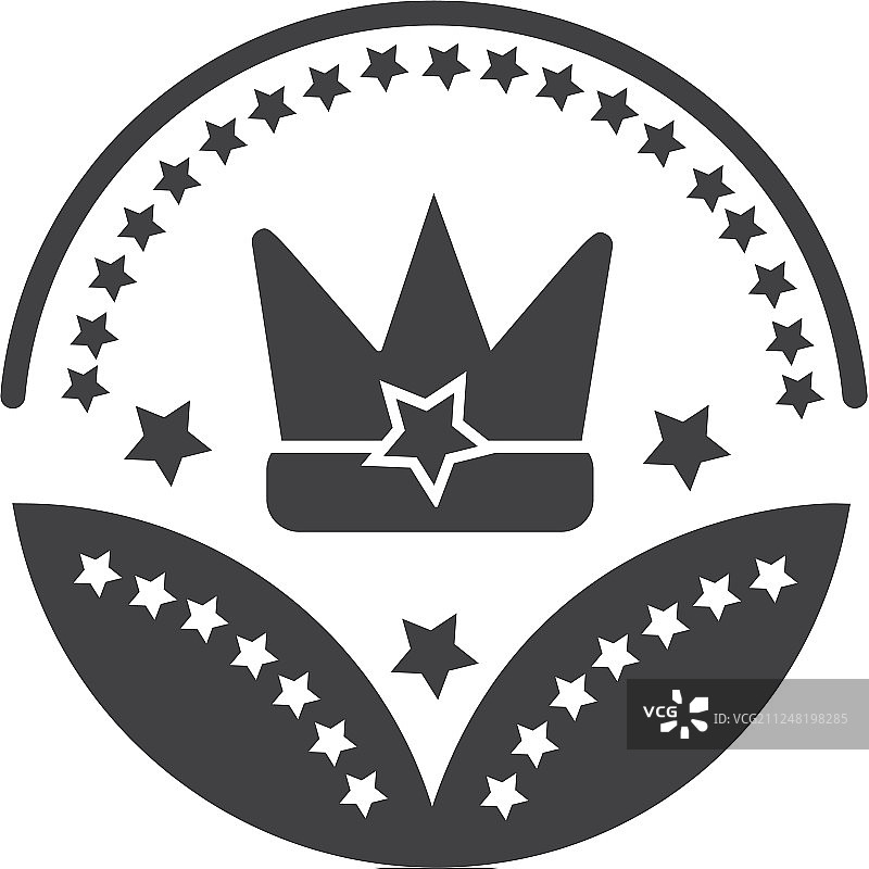 皇冠奖励标志图标-乌鸦符号商业图标图片素材