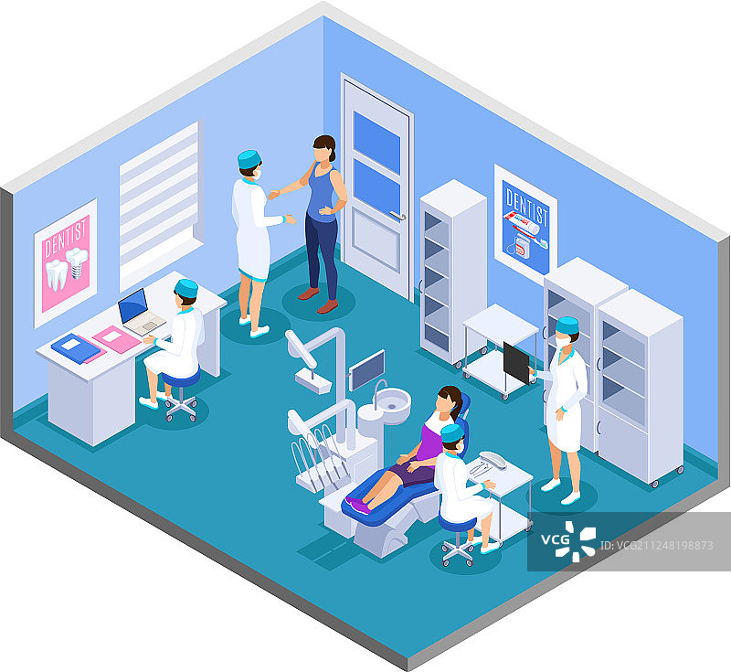 牙医2.5D图图片素材