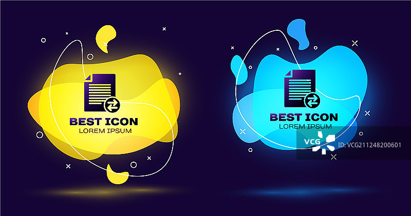 黑色传输文件图标，隔离复制文件图片素材