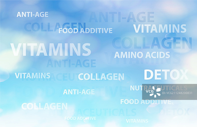 化妆品标签乳霜护肤概念图片素材