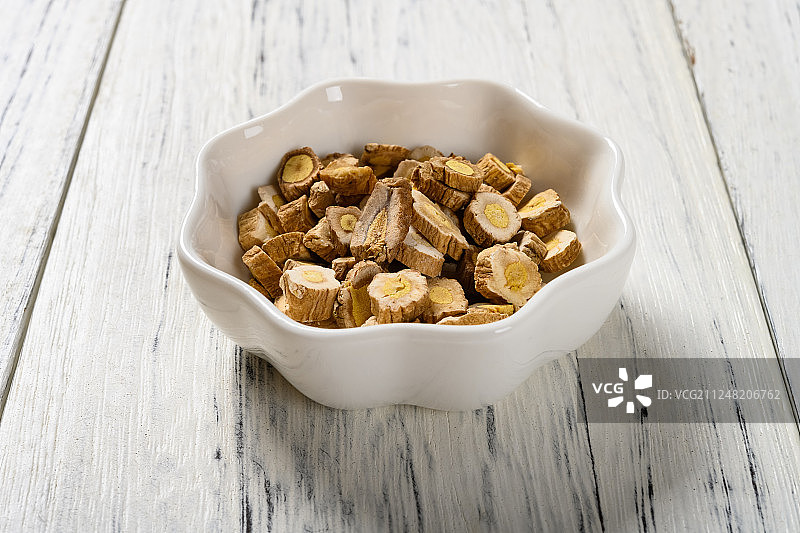 影棚拍摄中药板蓝根特写图片素材