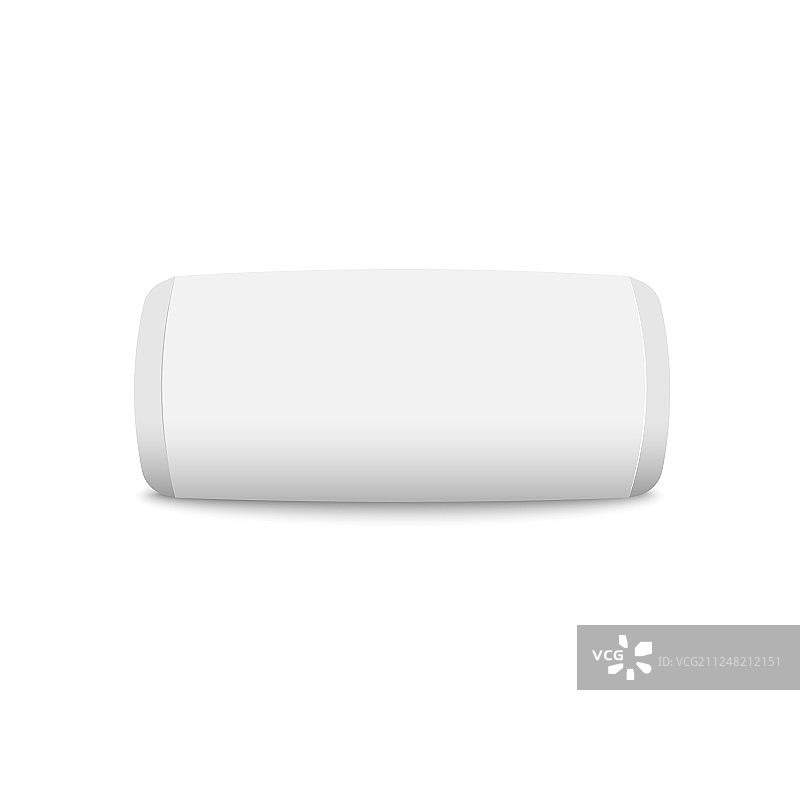 空白矫形枕头或干净的靠垫3D模型图片素材