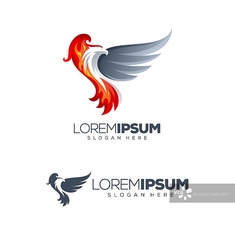 精美老鹰标志设计图片素材