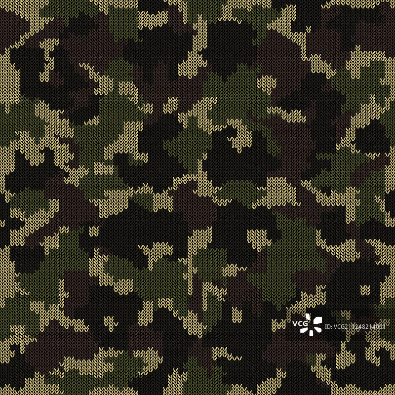 针织迷彩无缝纹理图片素材