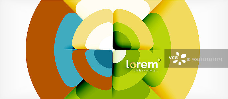 圆抽象背景图片素材