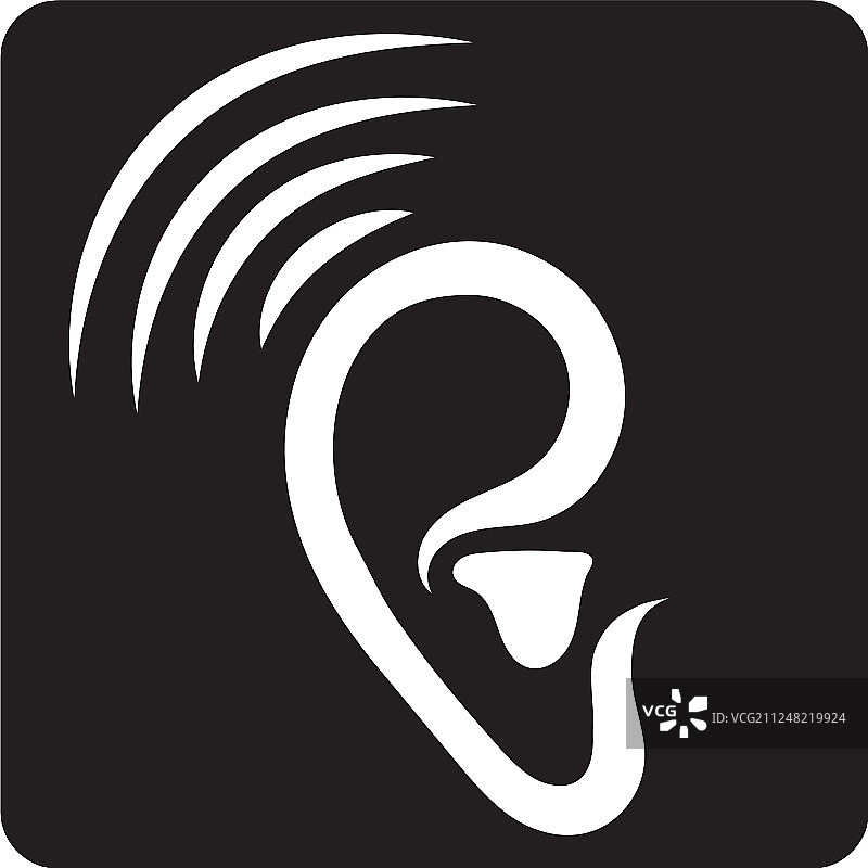 听力标志模板图标图片素材
