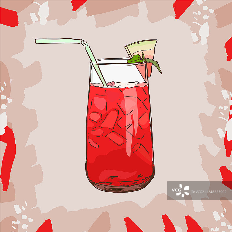 玻璃罐西瓜背景图片素材