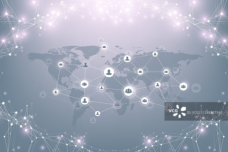 社交媒体网络营销概念图片素材