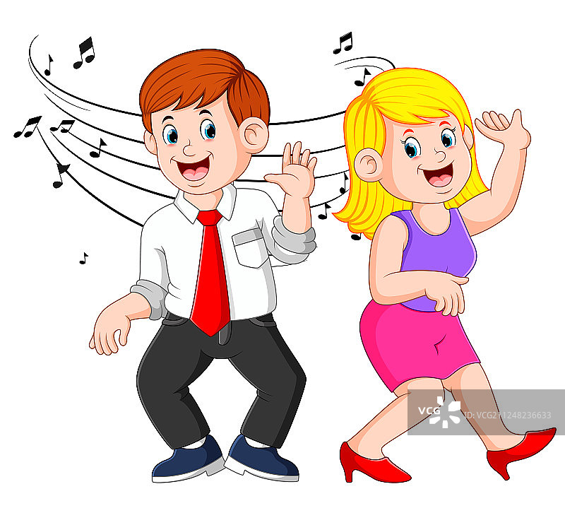 男女共舞图片素材