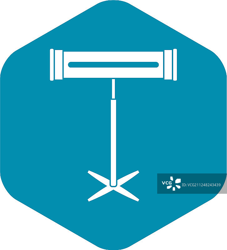 电暖器图标简约风格图片素材