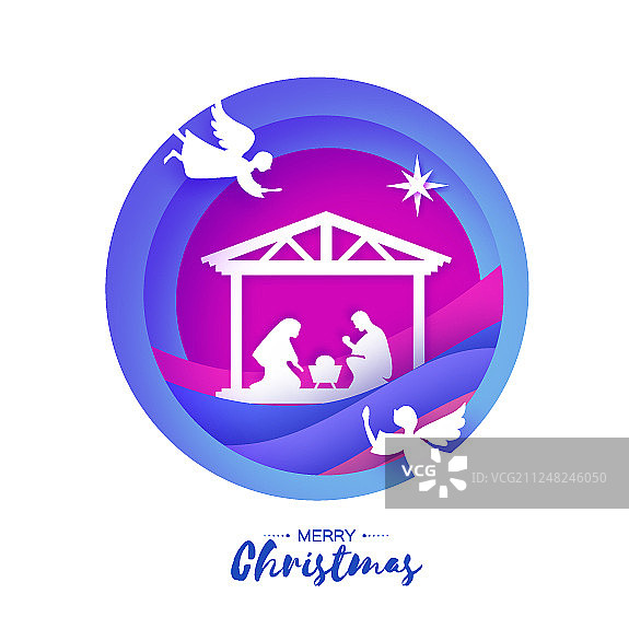 耶稣诞生场景图片素材