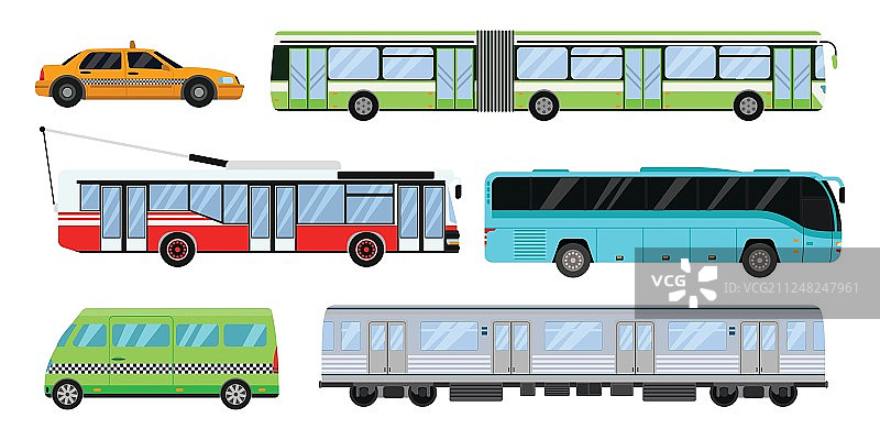 城市交通工具合集图片素材