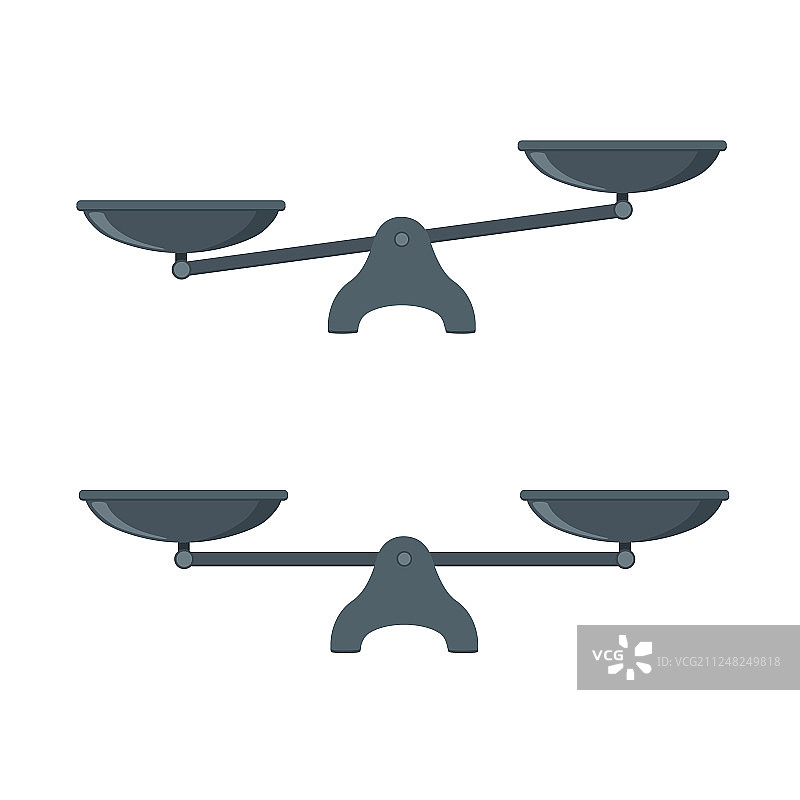 天秤座扁平设计图片素材