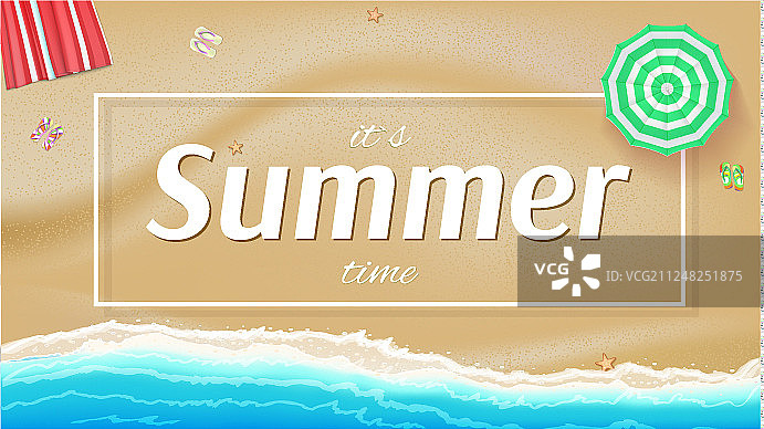 海滨阳光夏季背景banner图片素材