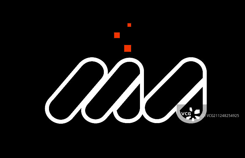 黑白红色字母组合图片素材