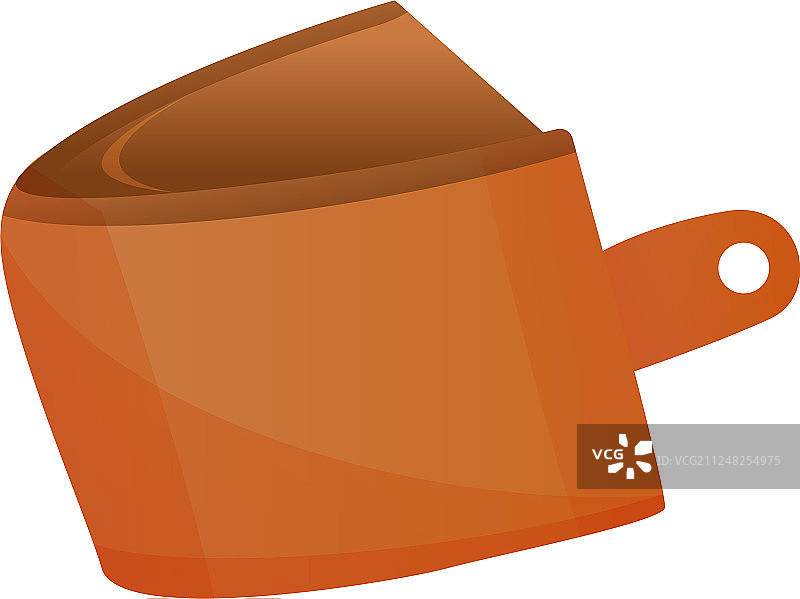 卡通风格的空钱包图标图片素材