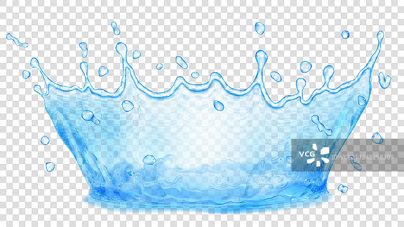 水花皇冠图片素材