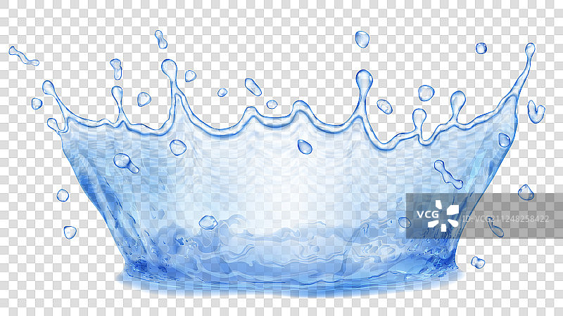 水花皇冠图片素材