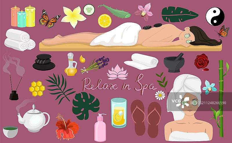 SPA图标设计元素合集图片素材