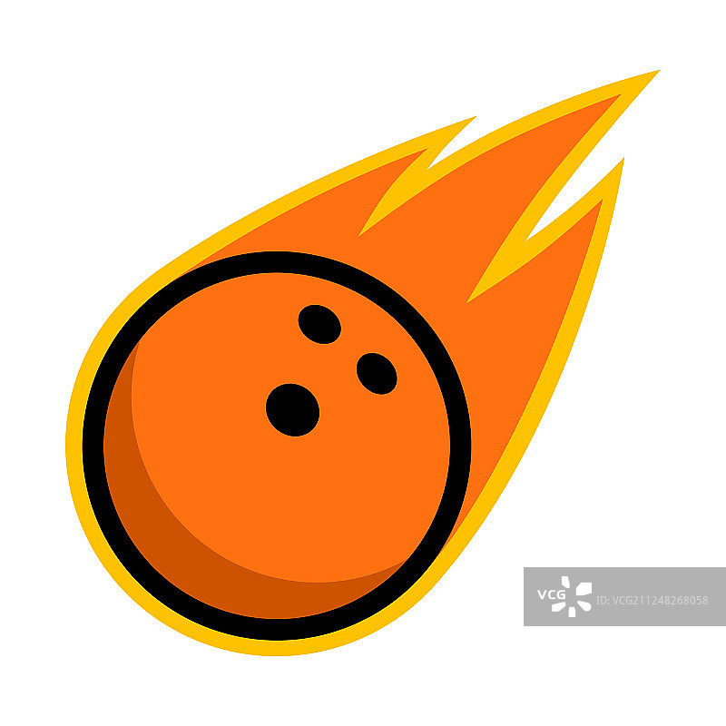 运动火球保龄球图片素材
