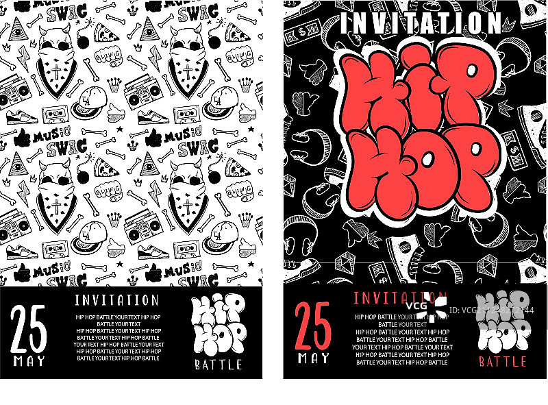 说唱对战演唱会嘻哈音乐模板图片素材