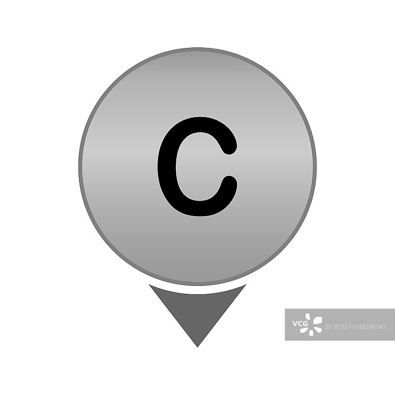 首字母c标志模板设计图片素材