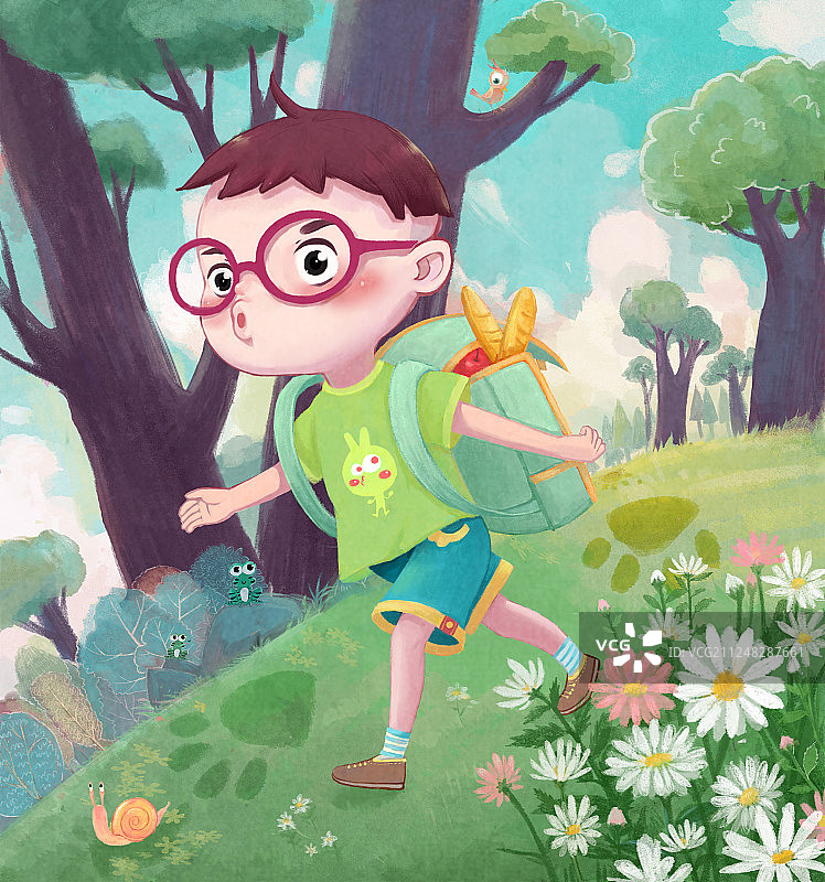 儿童插画图片素材
